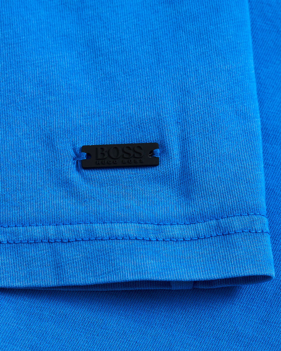 Herren | T-Shirts | BOSS ORANGE | BOSS Casual Tokks Garment Dyed Tee Light Blue