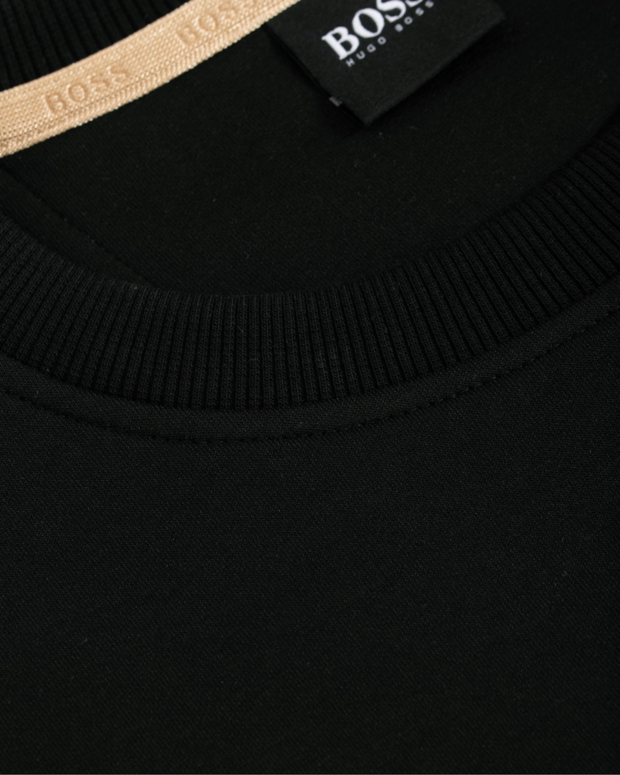 Herren | Pullover | BOSS GREEN | BOSS Athleisure Salbo Circle Sweatshirt Black/Gold