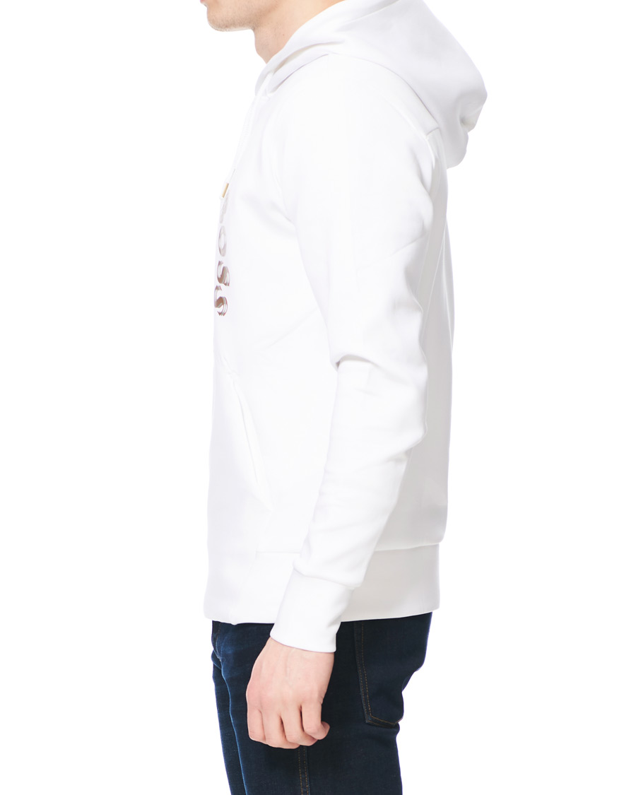 Herren | Pullover | BOSS GREEN | BOSS Athleisure Sly Circle Hoodie White/Gold