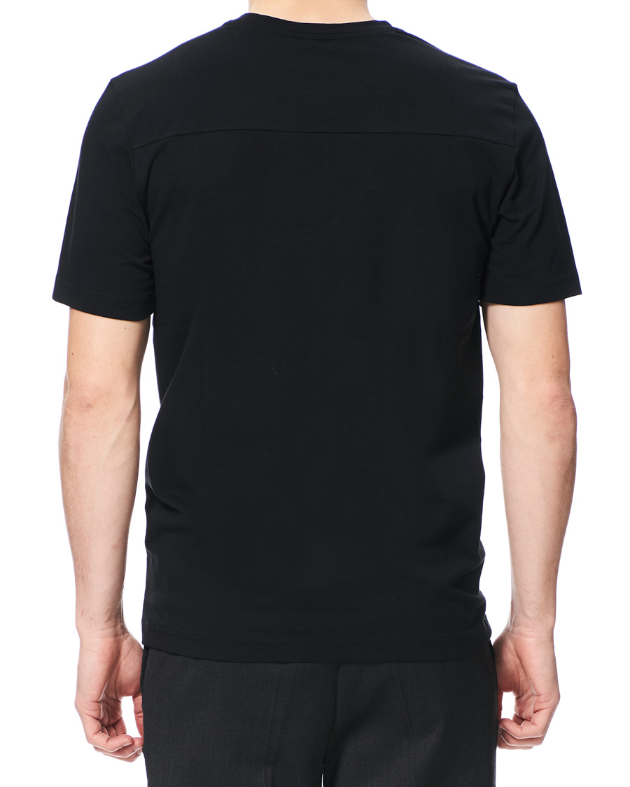 Herren | T-Shirts | BOSS GREEN | BOSS Athleisure Circle Logo Tee Black/Gold
