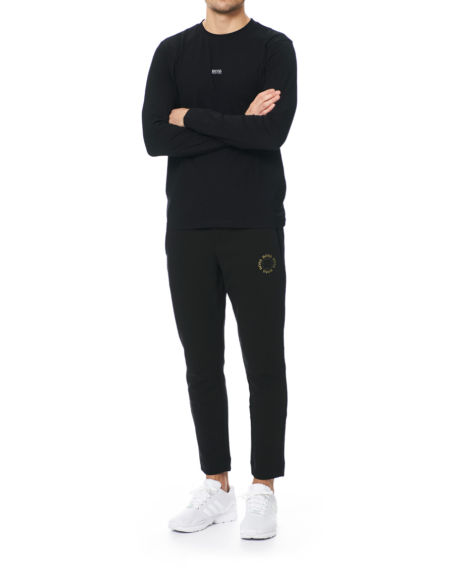 Herren | Hosen | BOSS GREEN | BOSS Athleisure Halboa Circle Sweatpants Black/Gold