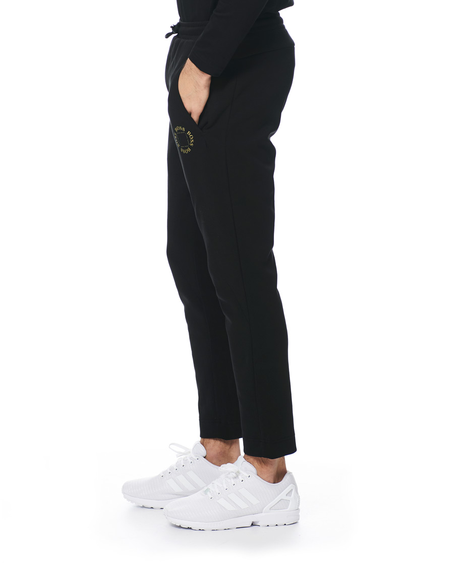 Herren | Hosen | BOSS GREEN | BOSS Athleisure Halboa Circle Sweatpants Black/Gold
