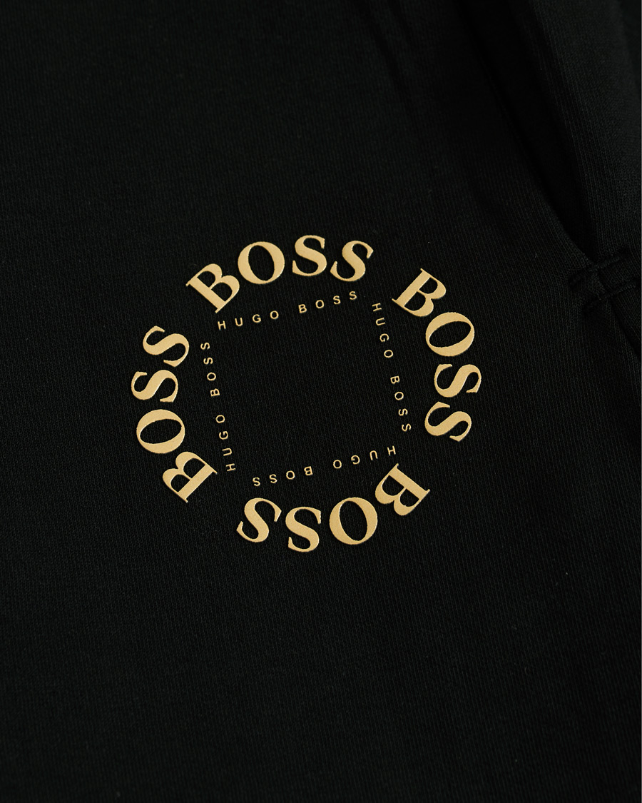 Herren | Hosen | BOSS GREEN | BOSS Athleisure Halboa Circle Sweatpants Black/Gold
