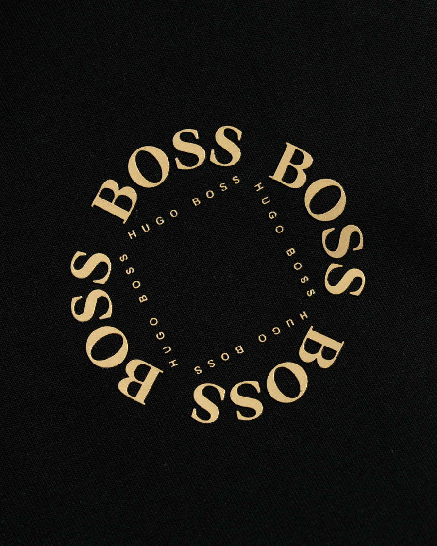 Herren | Shorts | BOSS GREEN | BOSS Athleisure Halboa Circle Shorts Black/Gold