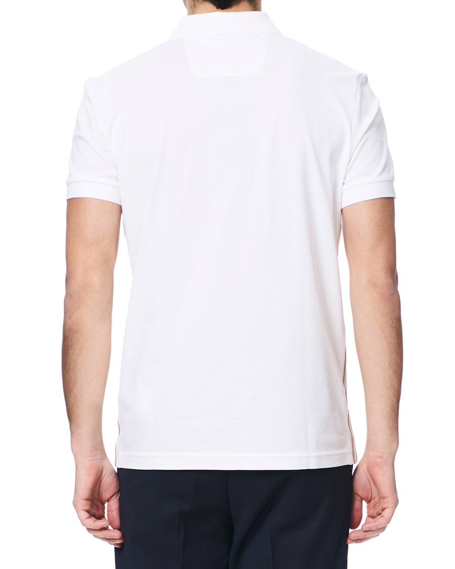 Herren | Poloshirts | BOSS GREEN | BOSS Athleisure Paddy Circle Polo White/Gold