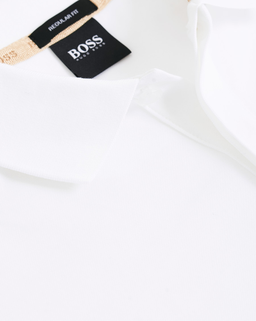 Herren | Poloshirts | BOSS GREEN | BOSS Athleisure Paddy Circle Polo White/Gold