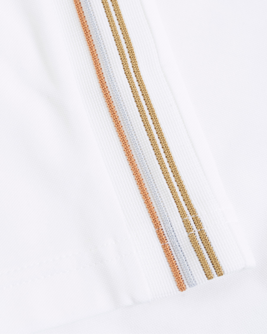 Herren | Poloshirts | BOSS GREEN | BOSS Athleisure Paddy Circle Polo White/Gold