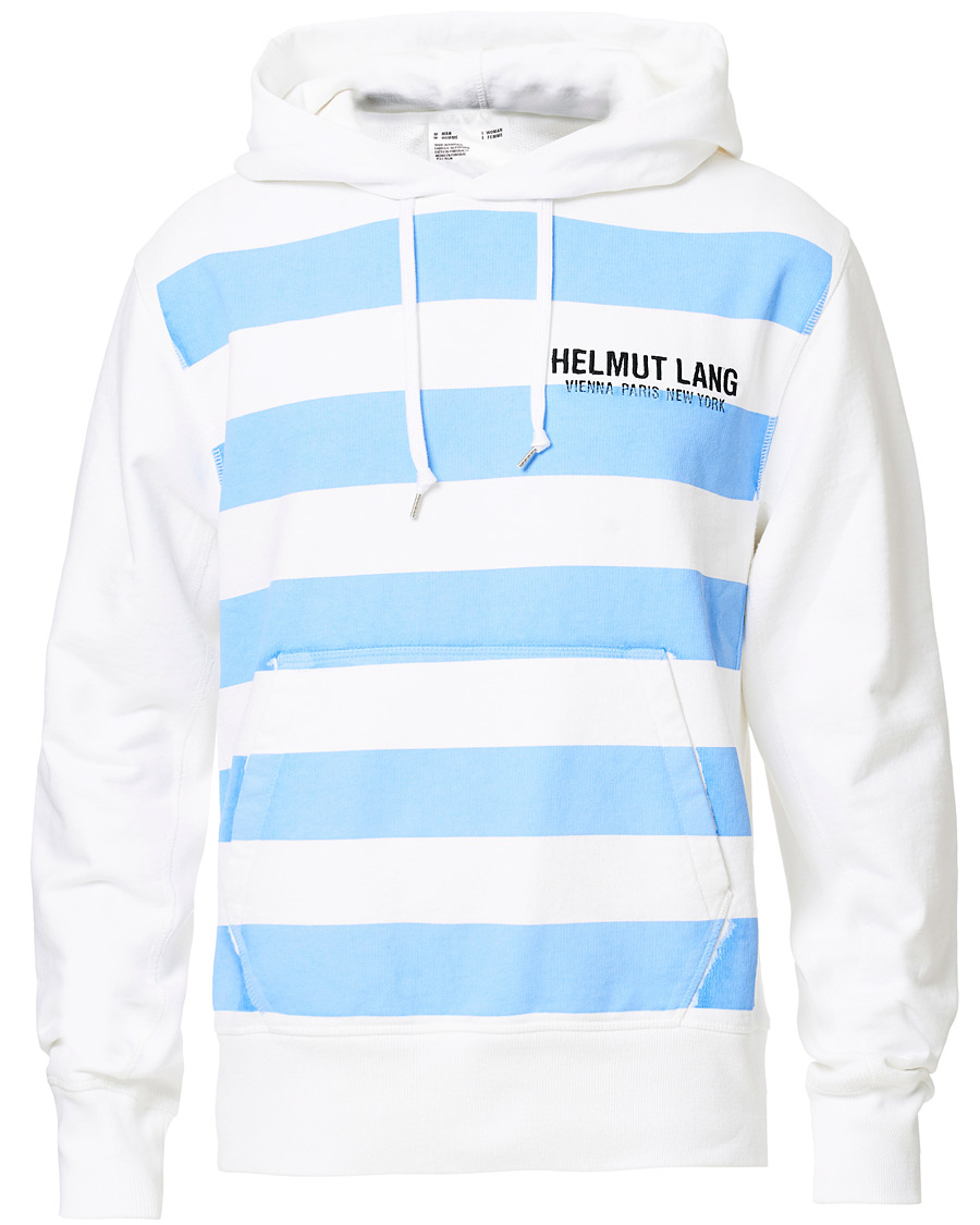 helmut lang blue hoodie