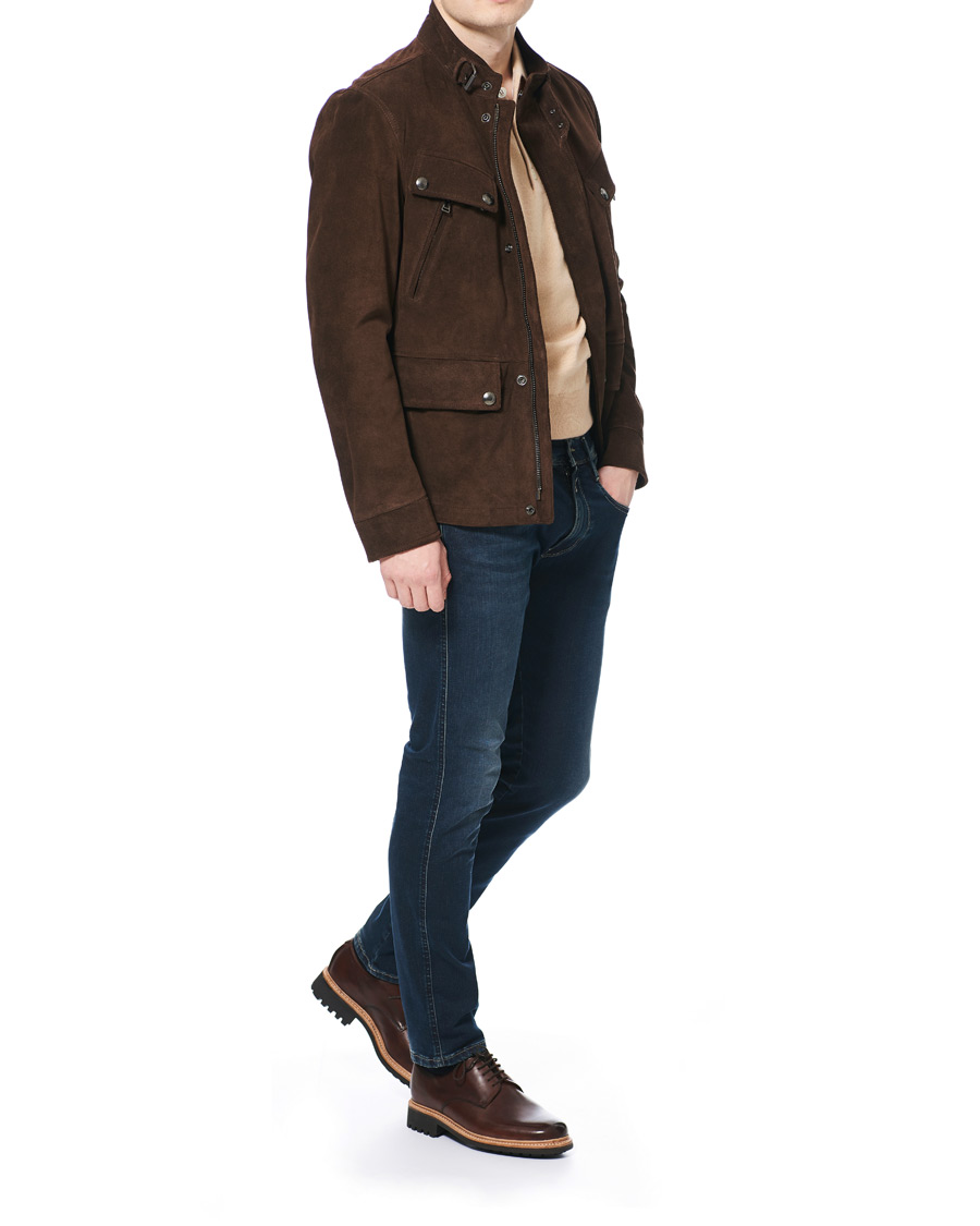 Herren | Grenson Curt Commando Sole Derby Dark Brown Calf | Grenson | Curt Commando Sole Derby Dark Brown Calf