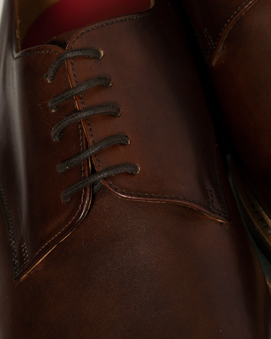 Herren | Grenson Curt Commando Sole Derby Dark Brown Calf | Grenson | Curt Commando Sole Derby Dark Brown Calf