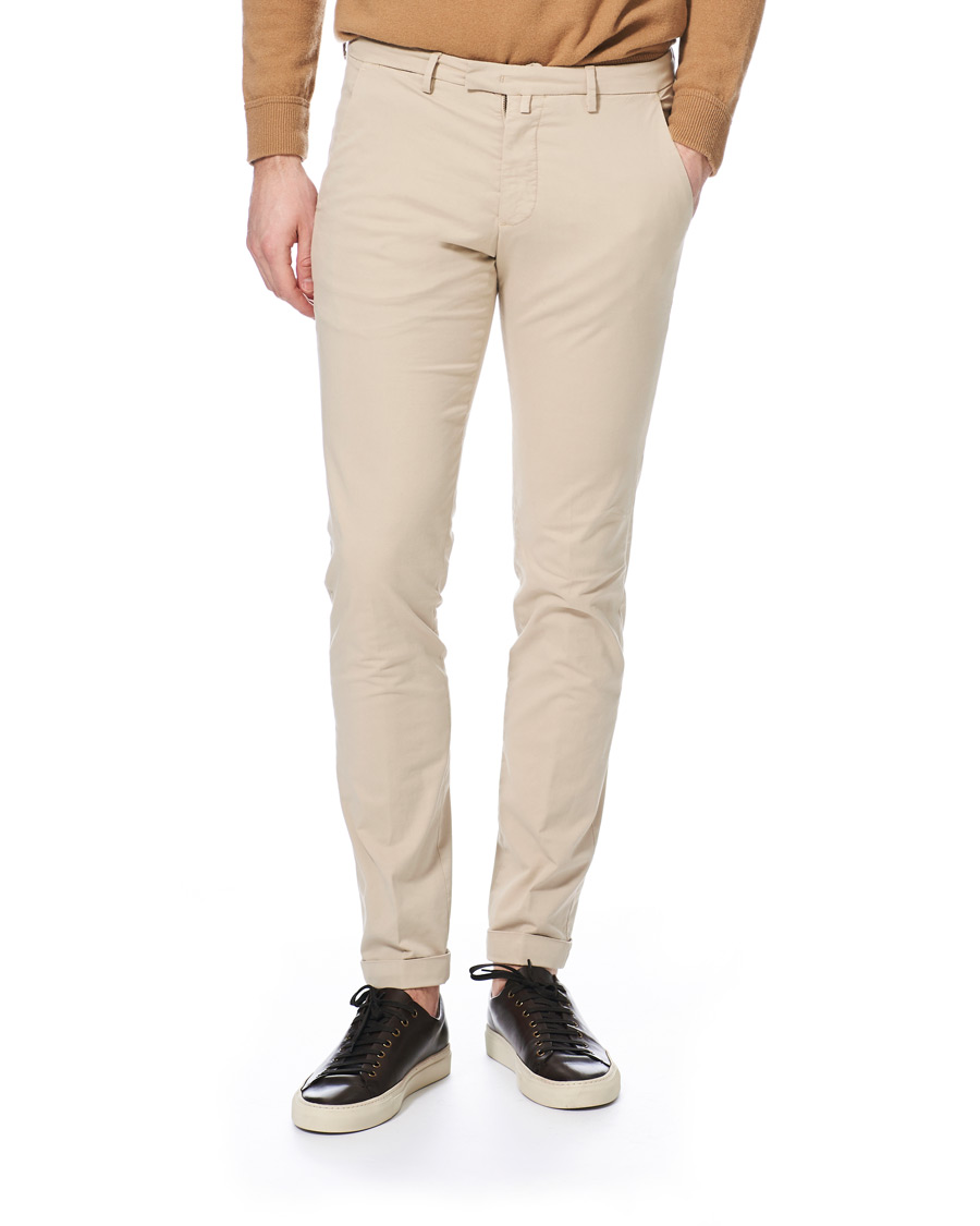 Herren | Hosen | Briglia 1949 | Slim Fit Gabardine Chinos Beige