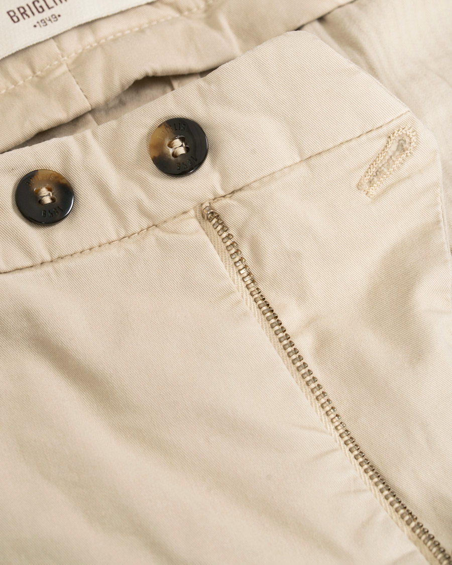 Herren | Hosen | Briglia 1949 | Slim Fit Gabardine Chinos Beige