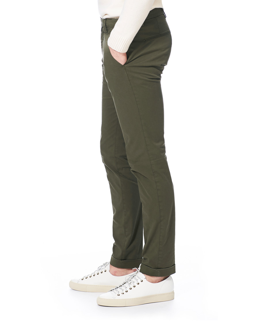Herren | Hosen | Briglia 1949 | Slim Fit Gabardine Chinos Dark Green