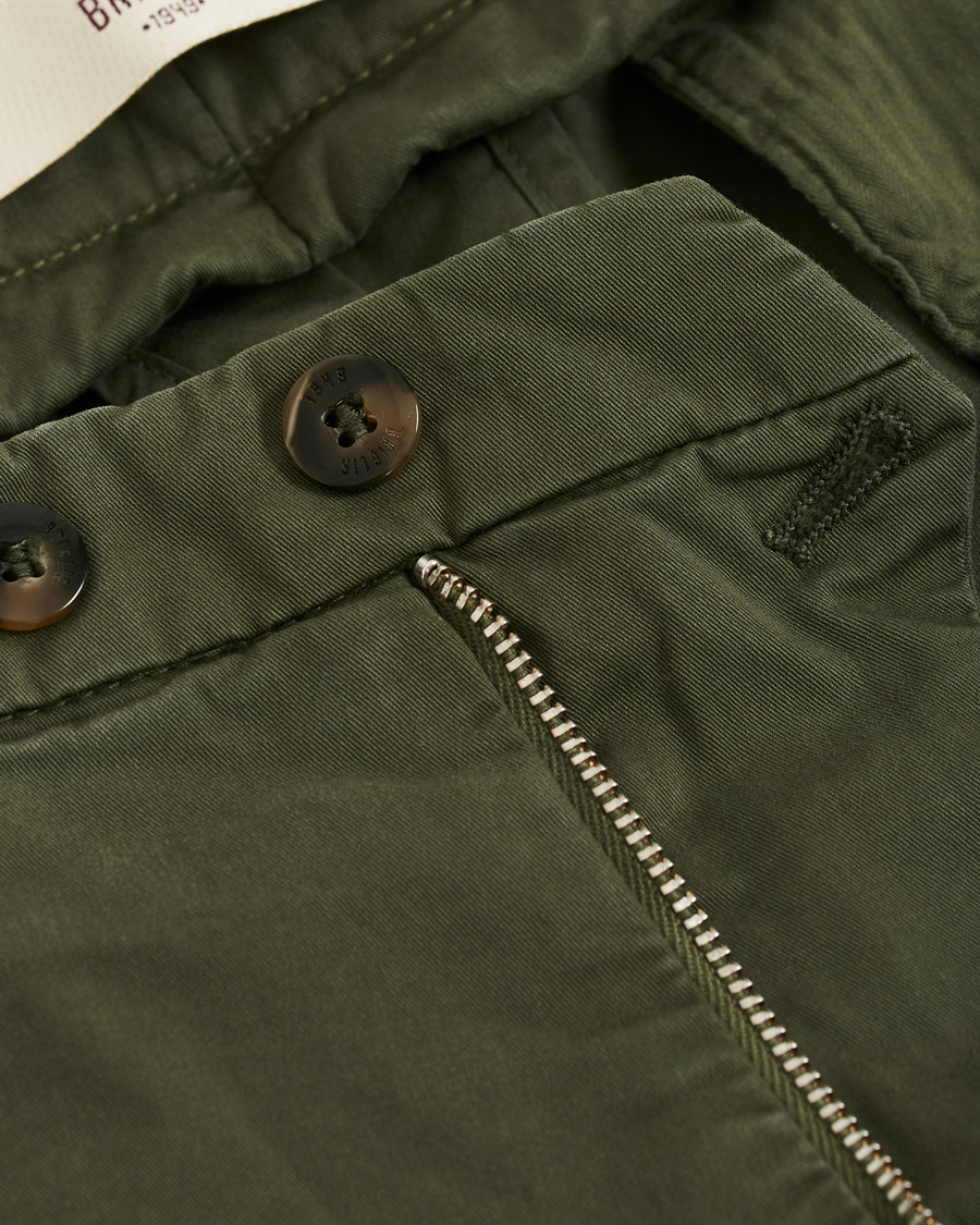 Herren | Hosen | Briglia 1949 | Slim Fit Gabardine Chinos Dark Green