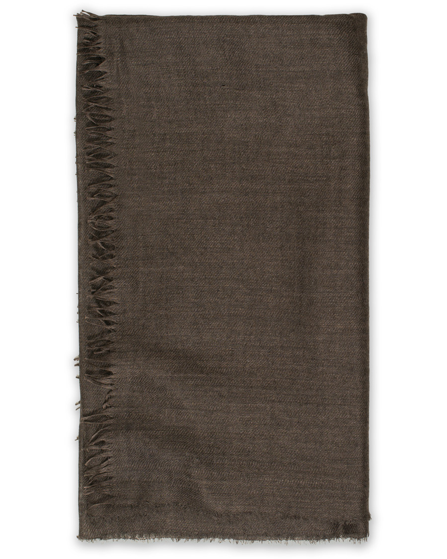 Herren | Begg & Co Staffa Cashmere/Silk Scarf Bark | Begg & Co | Staffa Cashmere/Silk Scarf Bark