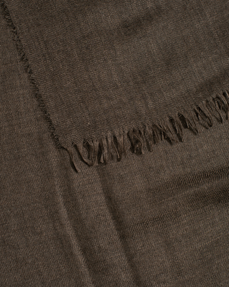 Herren | Begg & Co Staffa Cashmere/Silk Scarf Bark | Begg & Co | Staffa Cashmere/Silk Scarf Bark