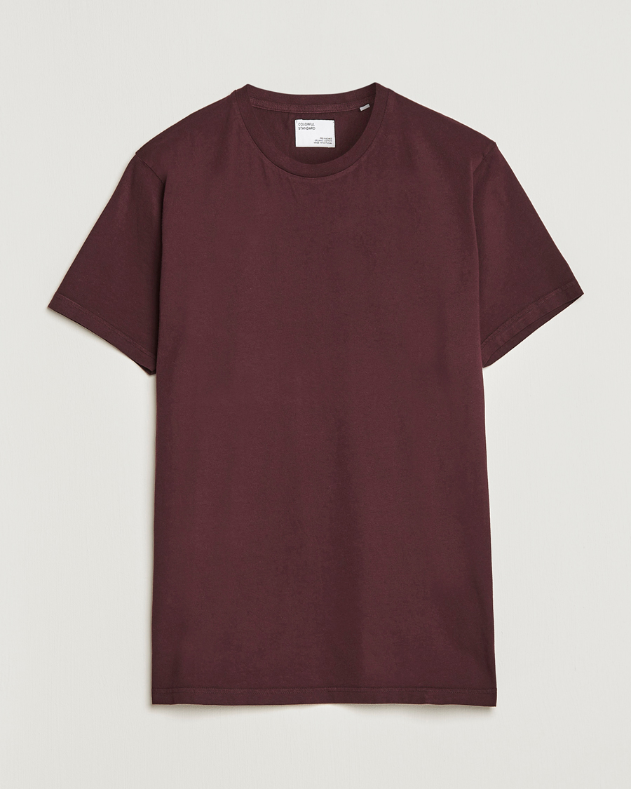 Herren | T-Shirts | Colorful Standard | Classic Organic T-Shirt Oxblood Red