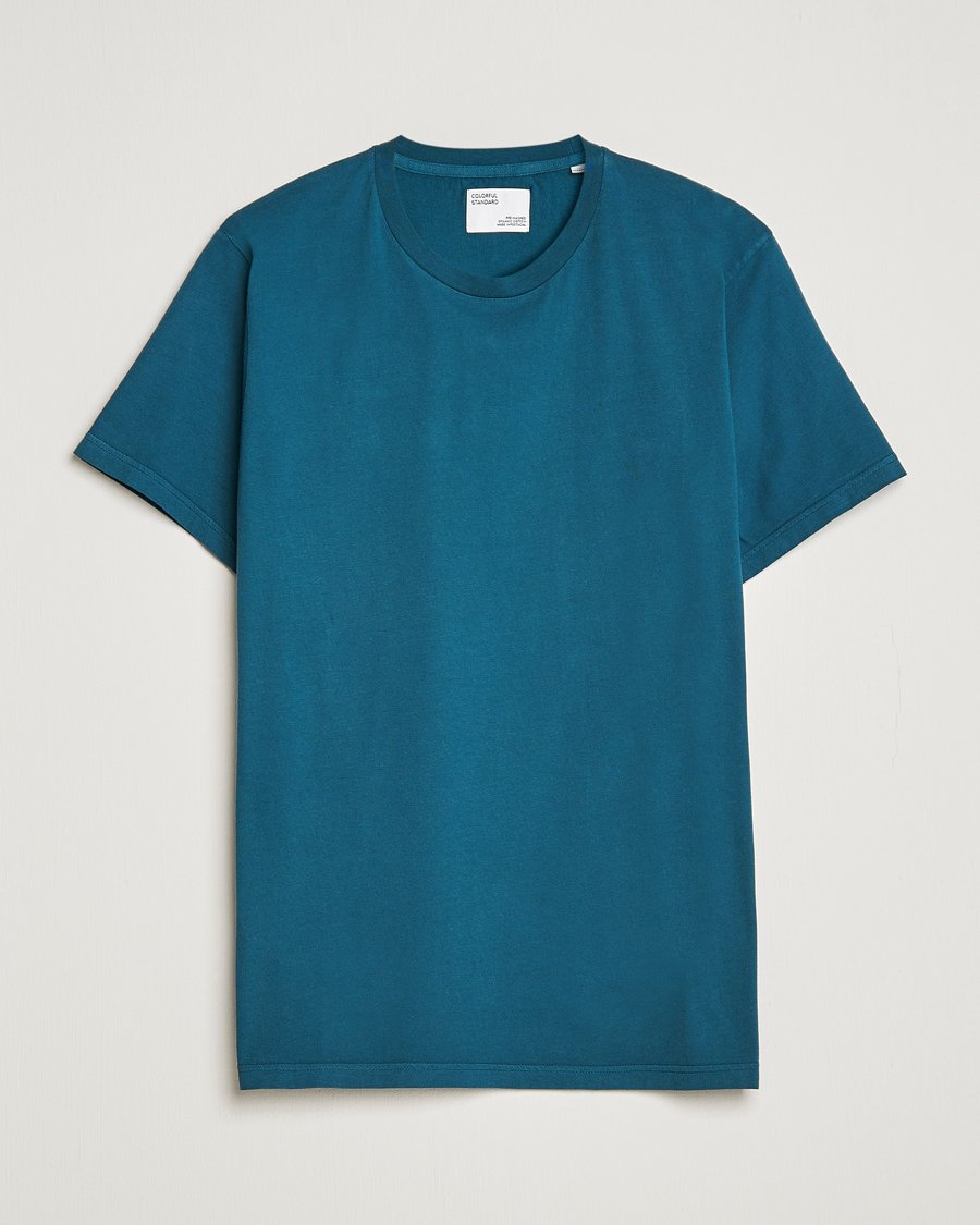 Herren | T-Shirts | Colorful Standard | Classic Organic T-Shirt Ocean Green