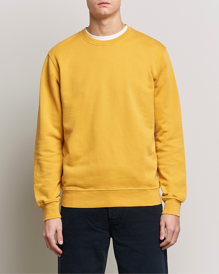 Herren | Contemporary Creators | Colorful Standard | Classic Organic Crew Neck Sweat Burned Yellow