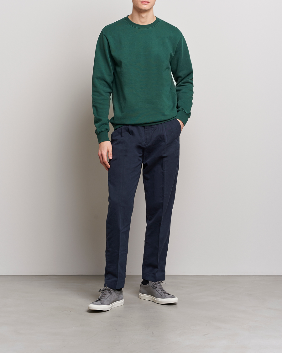 Herren | Pullover | Colorful Standard | Classic Organic Crew Neck Sweat Emerald Green