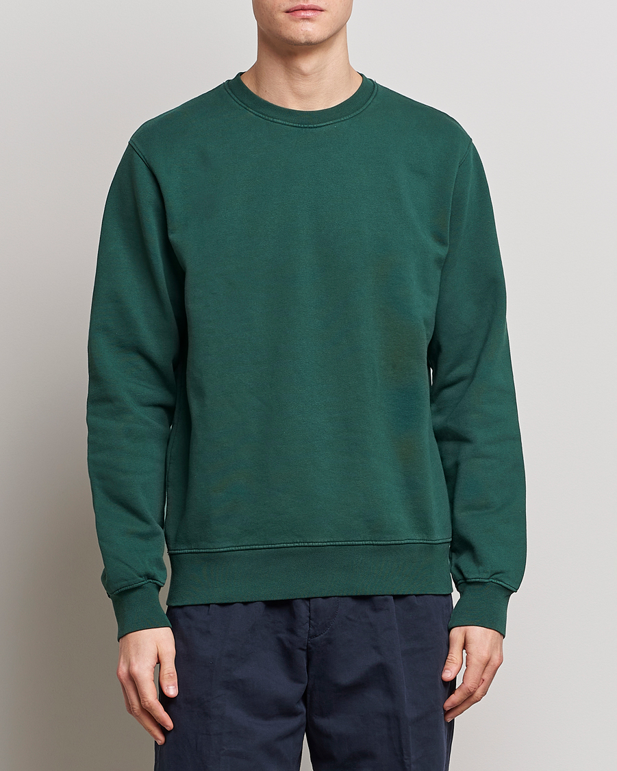 Herren | Pullover | Colorful Standard | Classic Organic Crew Neck Sweat Emerald Green