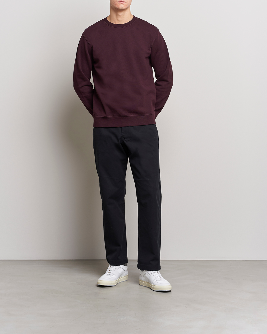 Herren | Pullover | Colorful Standard | Classic Organic Crew Neck Sweat Oxblood Red