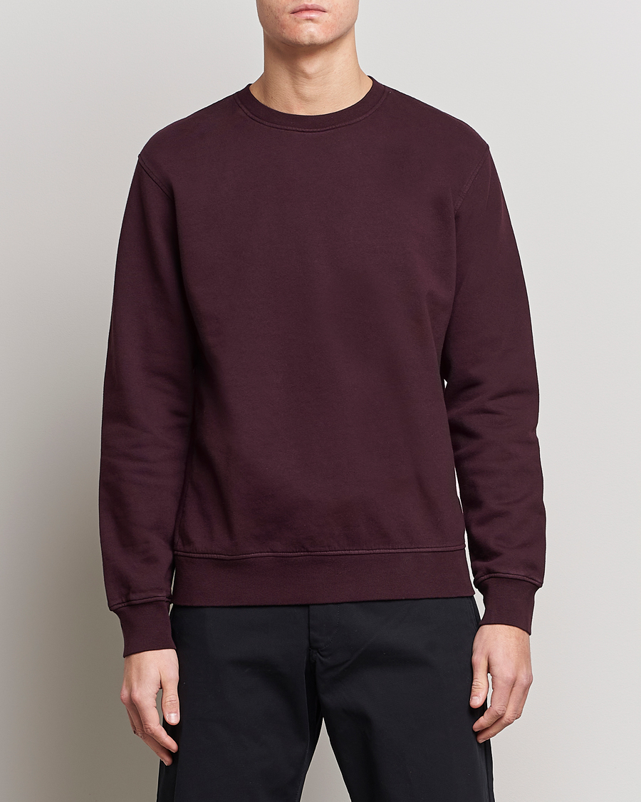 Herren | Colorful Standard | Colorful Standard | Classic Organic Crew Neck Sweat Oxblood Red