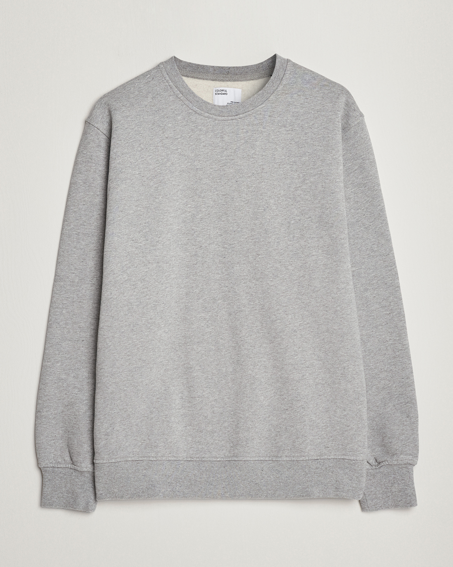 Herren | Pullover | Colorful Standard | Classic Organic Crew Neck Sweat Heather Grey