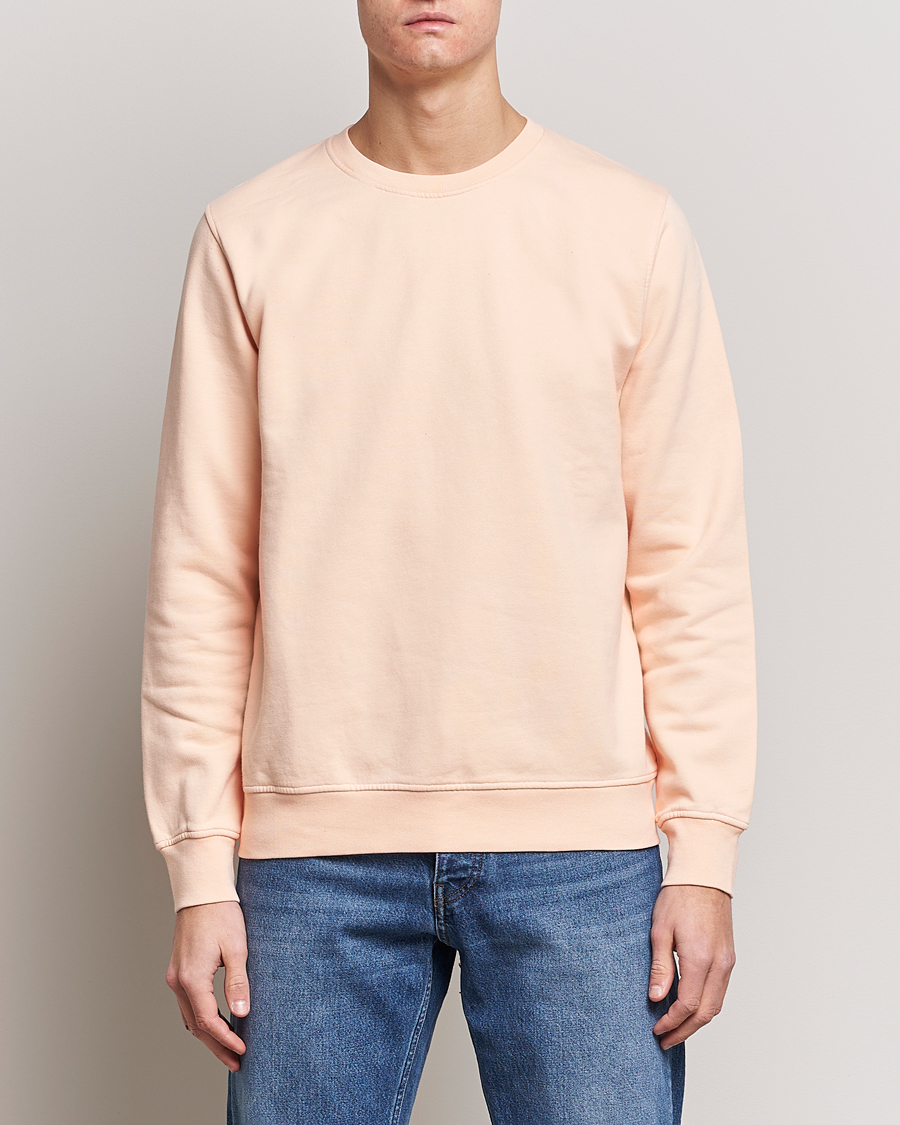 Herr |  | Colorful Standard | Classic Organic Crew Neck Sweat Paradise Peach