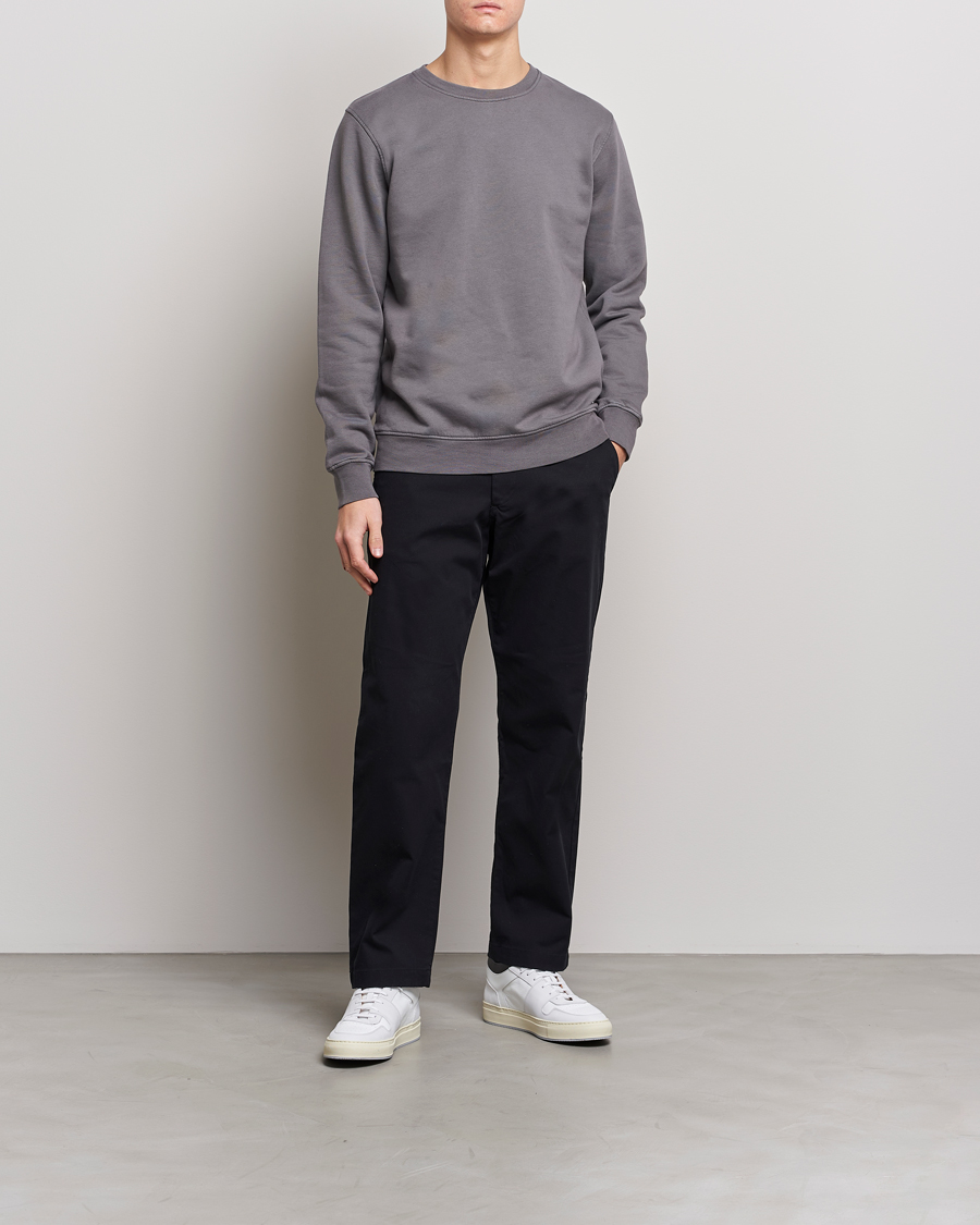 Herren | Pullover | Colorful Standard | Classic Organic Crew Neck Sweat Storm Grey