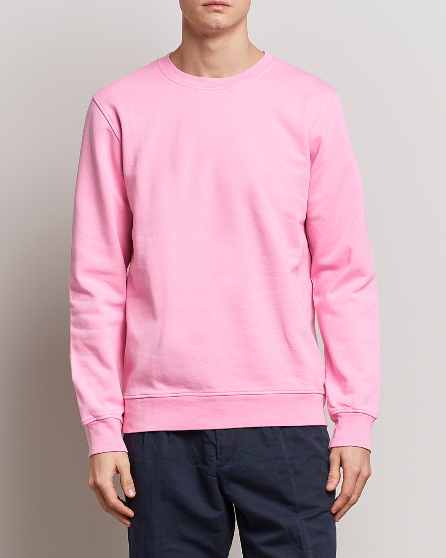 Herren |  | Colorful Standard | Classic Organic Crew Neck Sweat Flamingo Pink