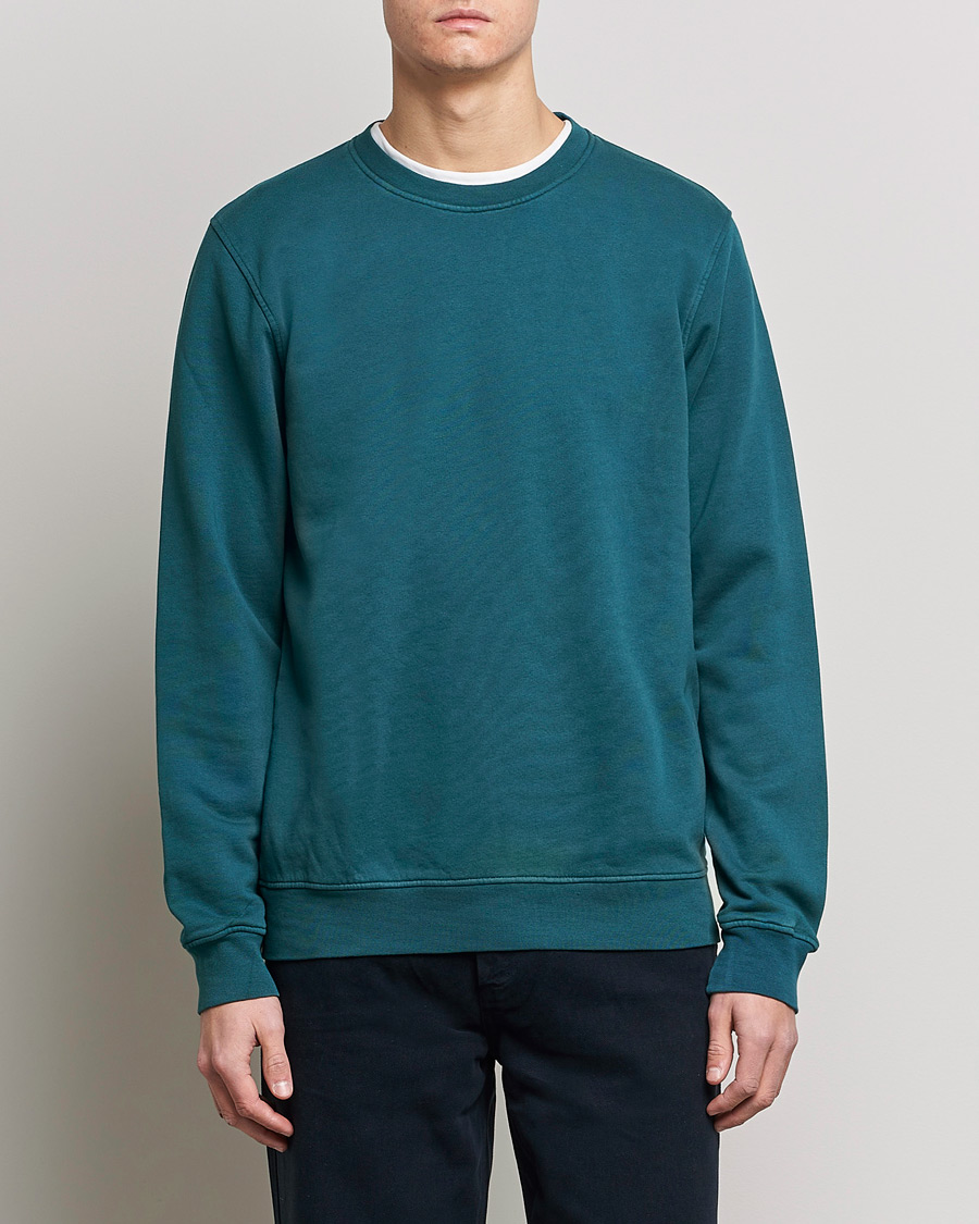 Herren | Kleidung | Colorful Standard | Classic Organic Crew Neck Sweat Ocean Green