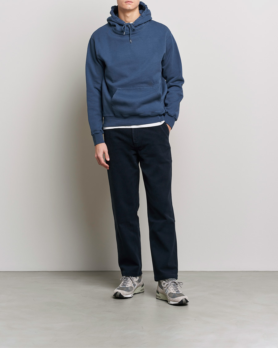 Herren | Pullover | Colorful Standard | Classic Organic Hood Petrol Blue