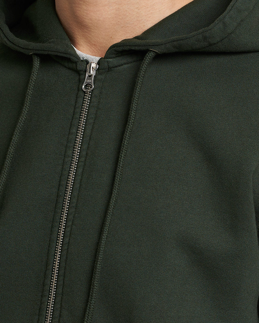 Herren | Pullover | Colorful Standard | Classic Organic Full Zip Hood Hunter Green