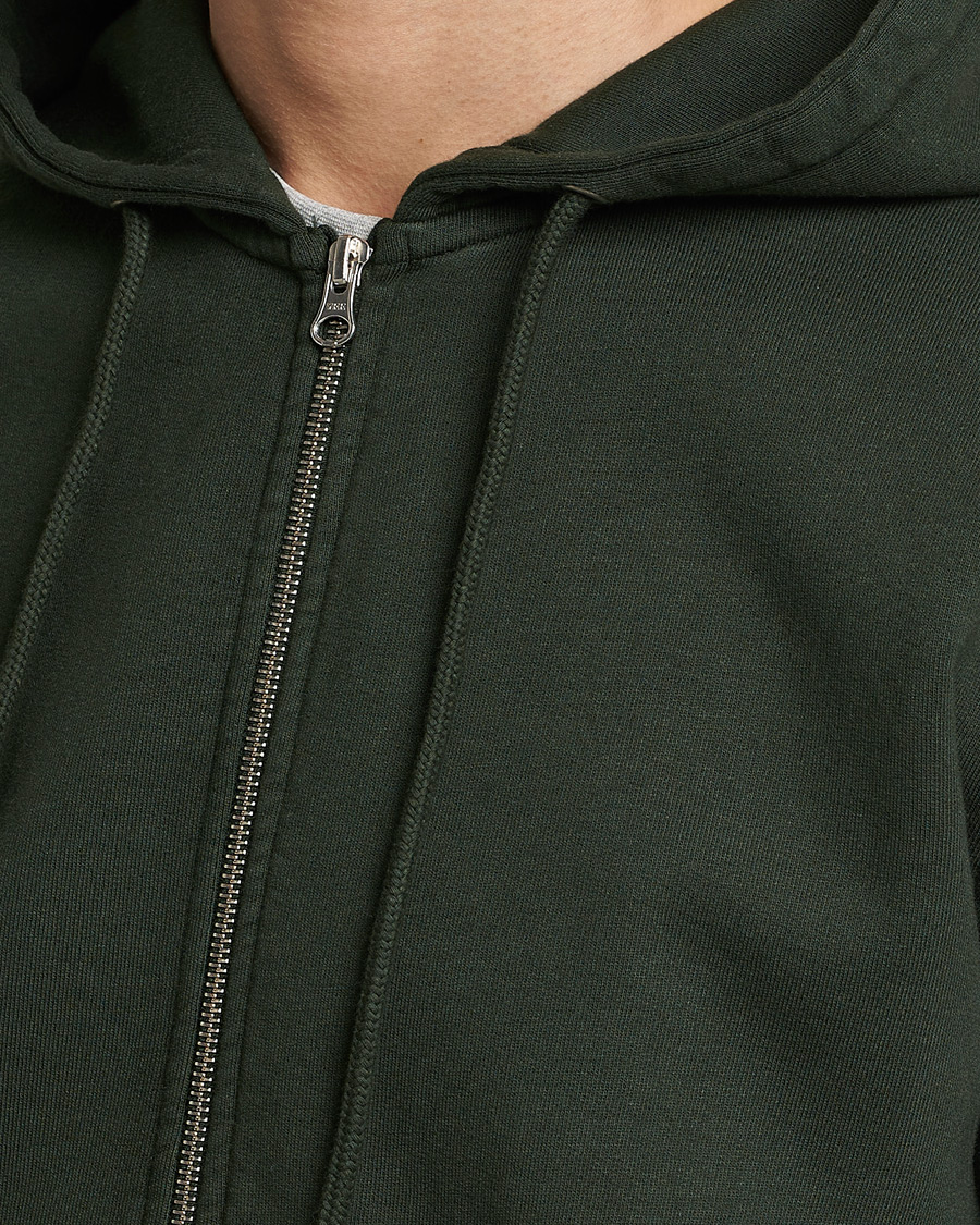 Herren | Pullover | Colorful Standard | Classic Organic Full Zip Hood Hunter Green