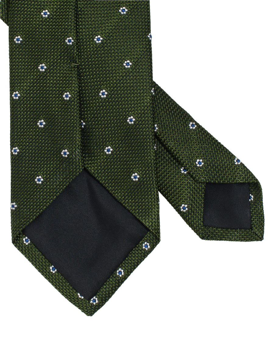 Herren | Drake's Silk Grenadine Woven 8 cm Tie Green | Drake's | Silk Grenadine Woven 8 cm Tie Green