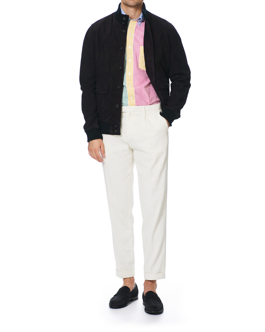 Herren | Hemden | Drake's | Striped Button Down Shirt Multi