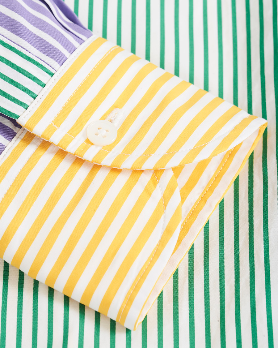 Herren | Hemden | Drake's | Striped Button Down Shirt Multi