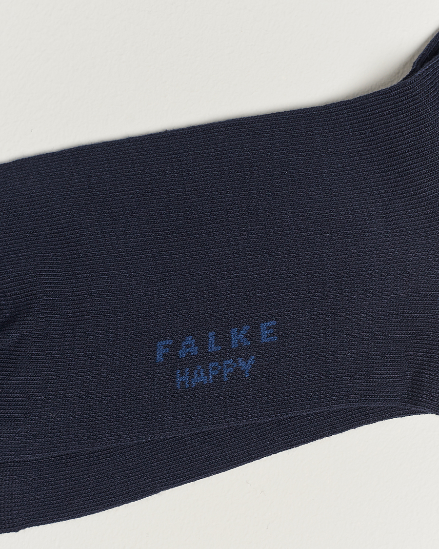 Herren | Unterwäsche | Falke | Happy 2-Pack Cotton Socks Navy
