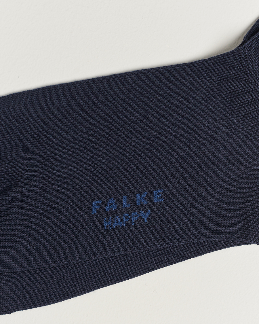 Herren |  | Falke | Happy 2-Pack Cotton Socks Navy