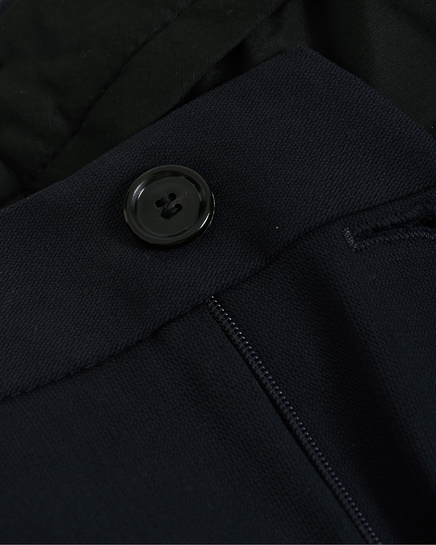 Herren | Hosen | Filippa K | Samson Loose Fit Pleated Cotton Trousers Navy