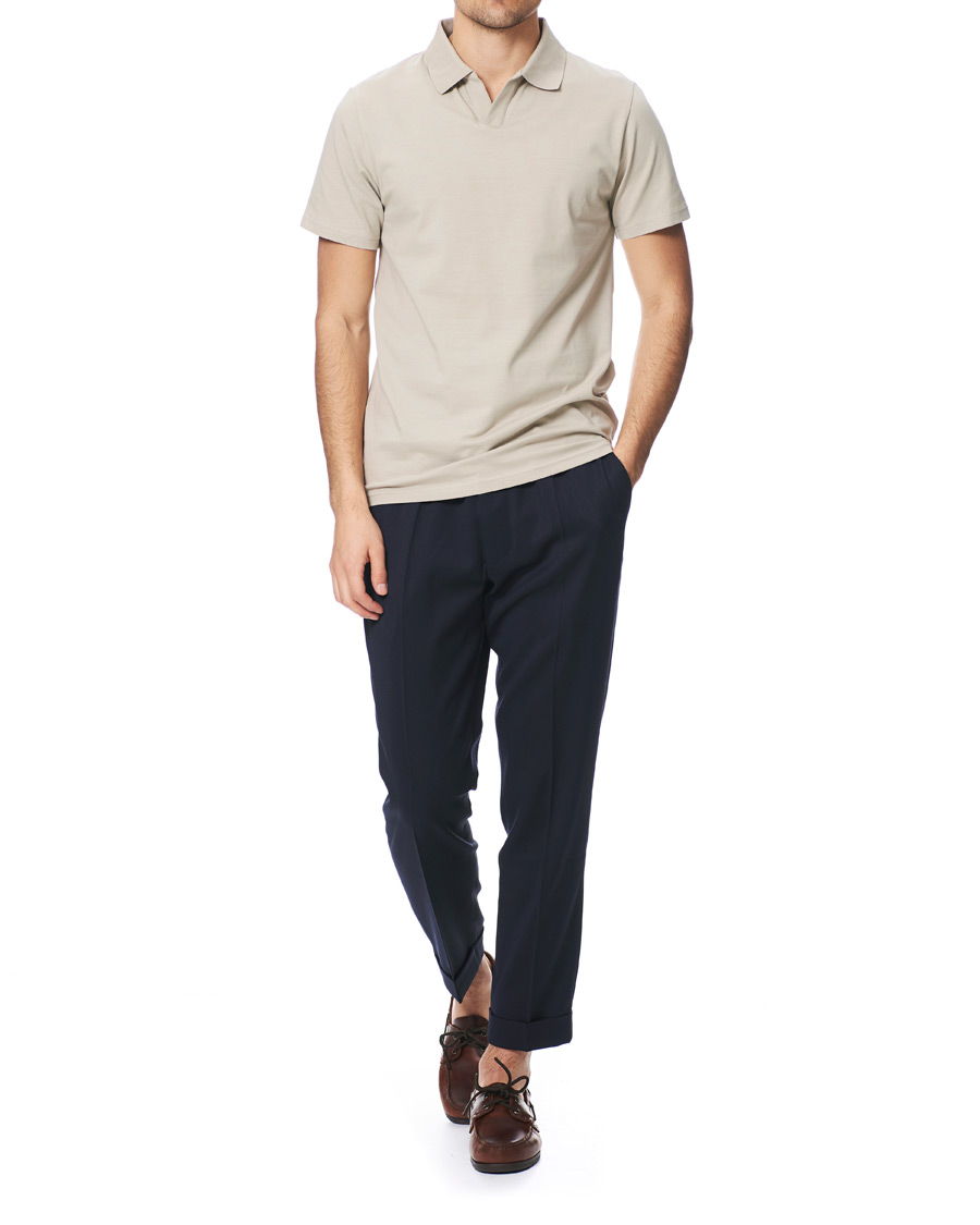 Herren | Poloshirts | Filippa K | Soft Lycra Polo T-Shirt Light Sage
