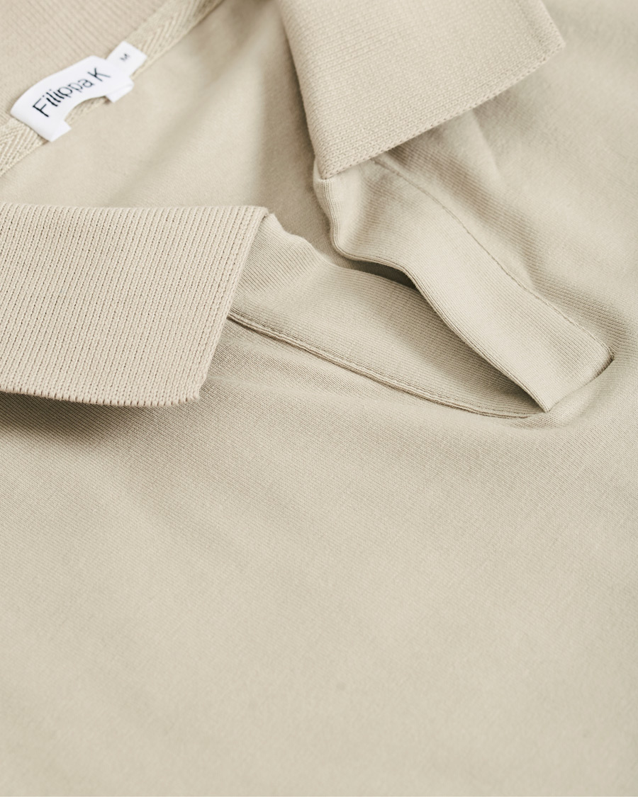 Herren | Poloshirts | Filippa K | Soft Lycra Polo T-Shirt Light Sage