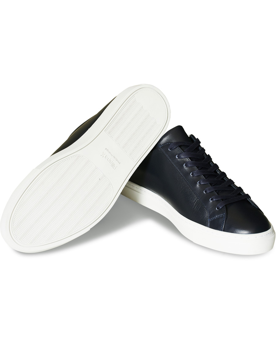 Herren | Filippa K Morgan Low Mix Sneakers Navy | Filippa K | Morgan Low Mix Sneakers Navy