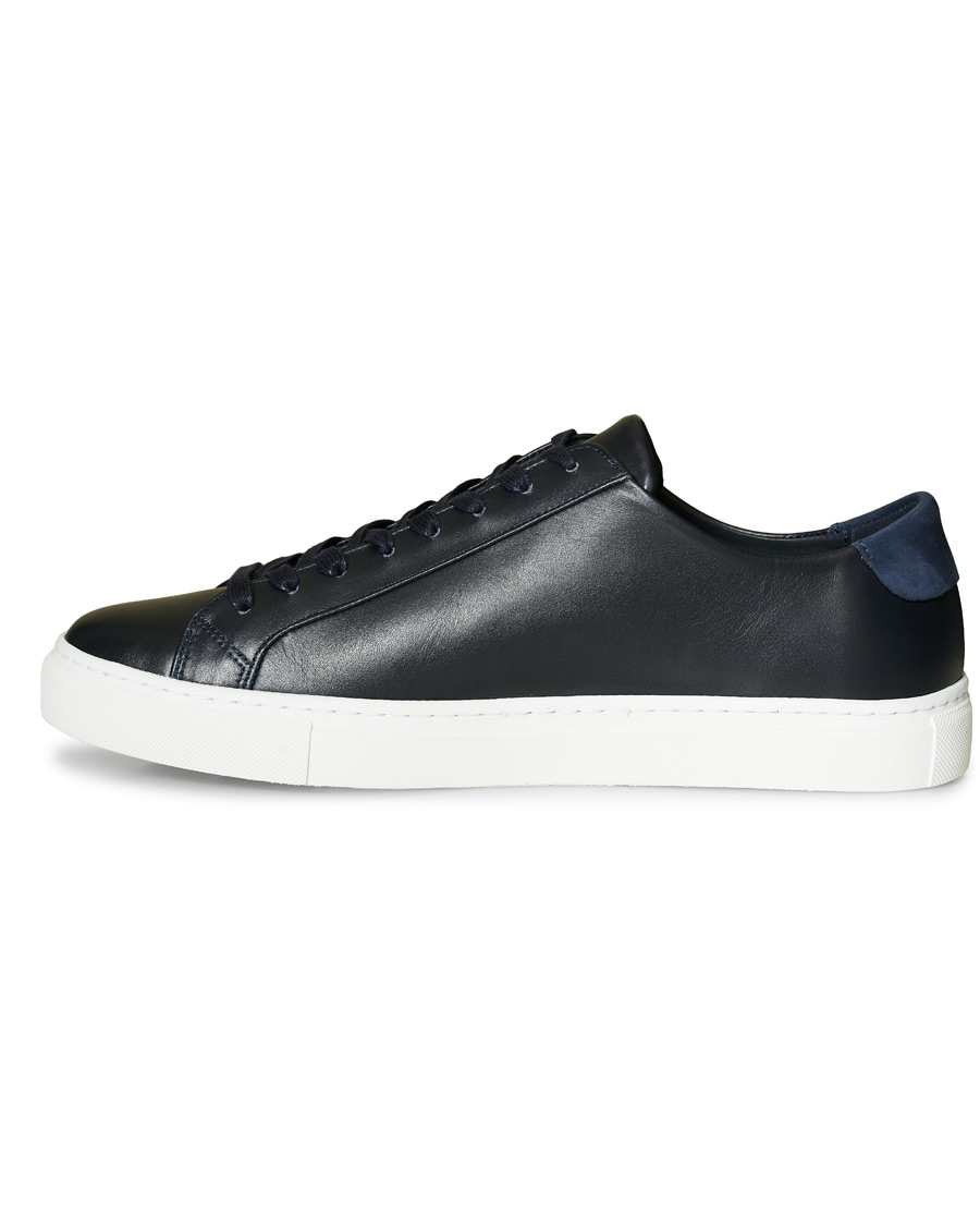Herren | Filippa K Morgan Low Mix Sneakers Navy | Filippa K | Morgan Low Mix Sneakers Navy