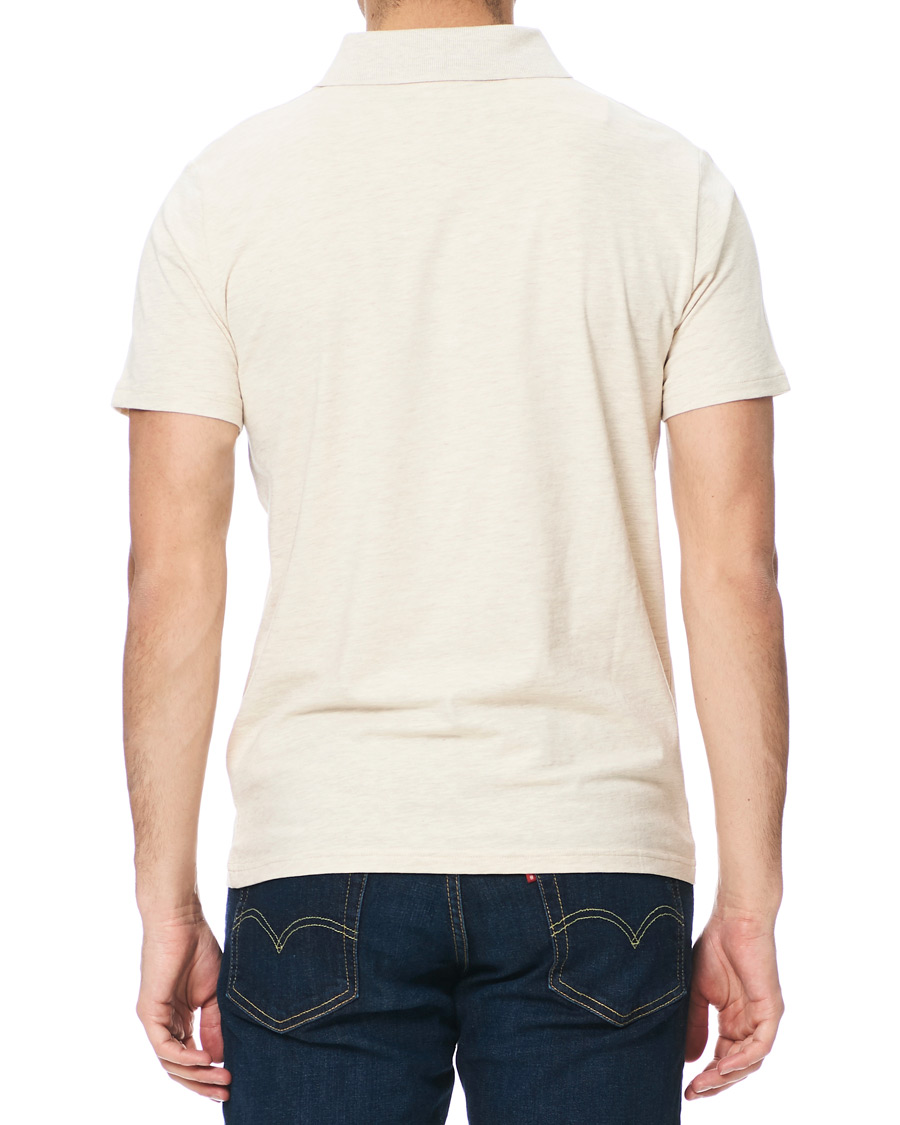 Herren | Poloshirts | Filippa K | Soft Lycra Polo T-Shirt Beige Melange
