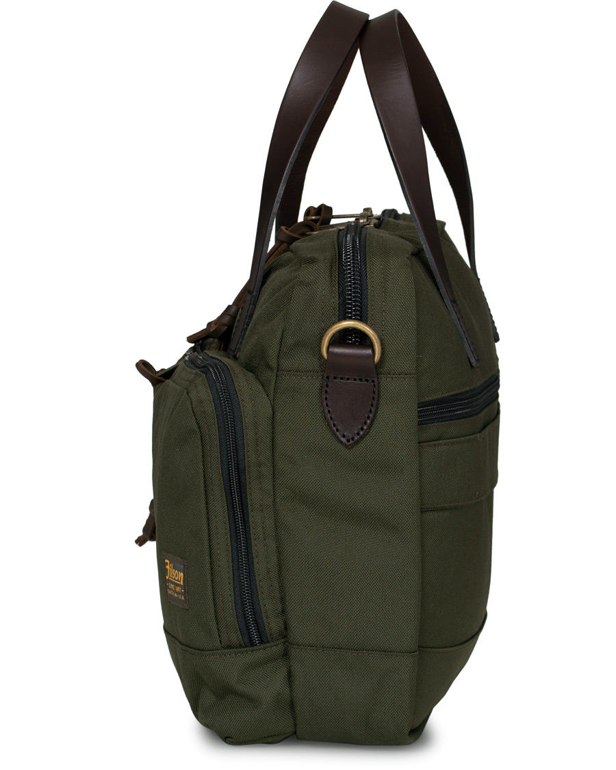Herren | Filson Dryden Balistic Nylon Briefcase Otter Green | Filson | Dryden Balistic Nylon Briefcase Otter Green