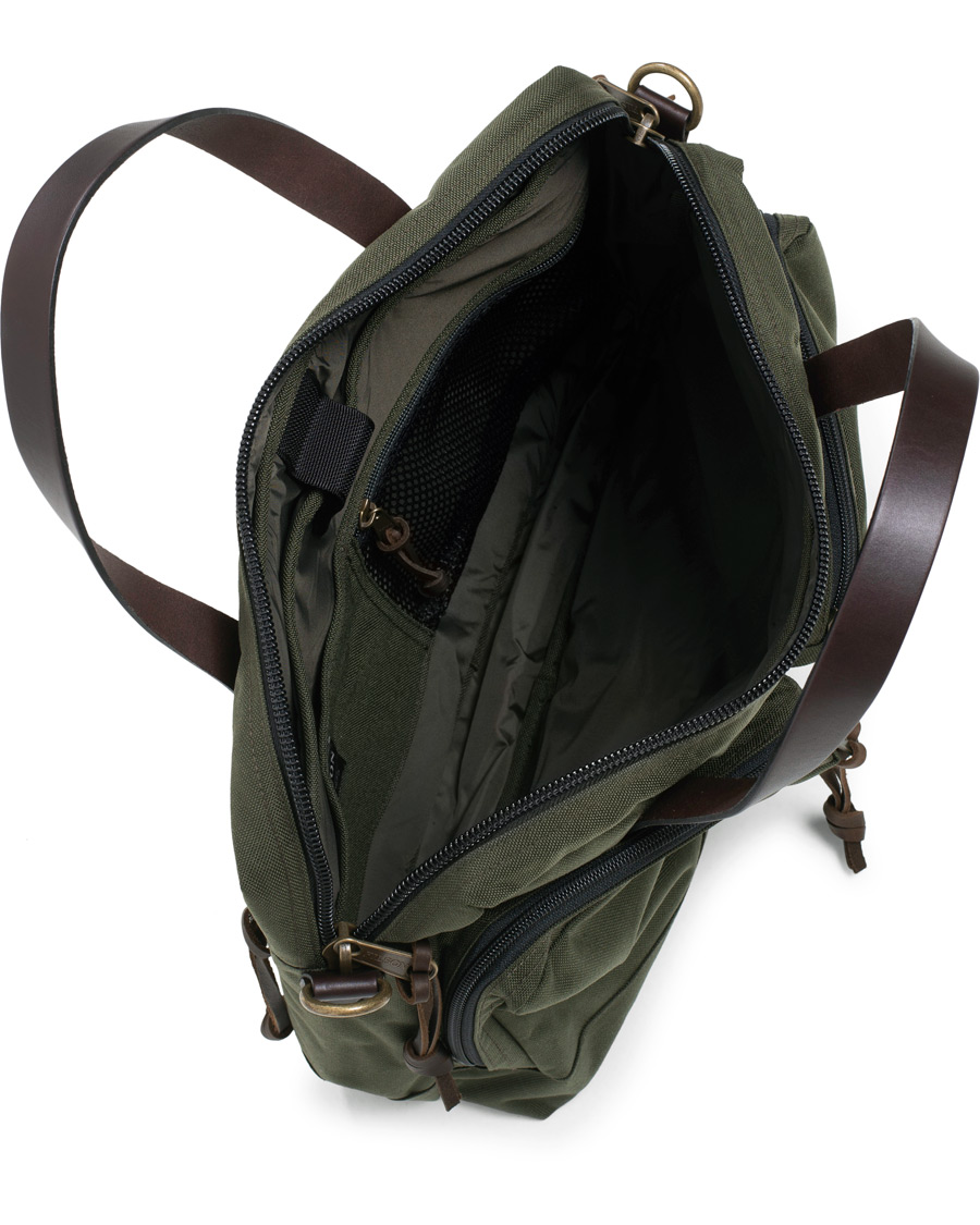 Herren | Filson Dryden Balistic Nylon Briefcase Otter Green | Filson | Dryden Balistic Nylon Briefcase Otter Green