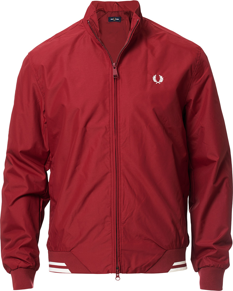 Herren | Jacken | Fred Perry | Brentham Jacket Wine Red