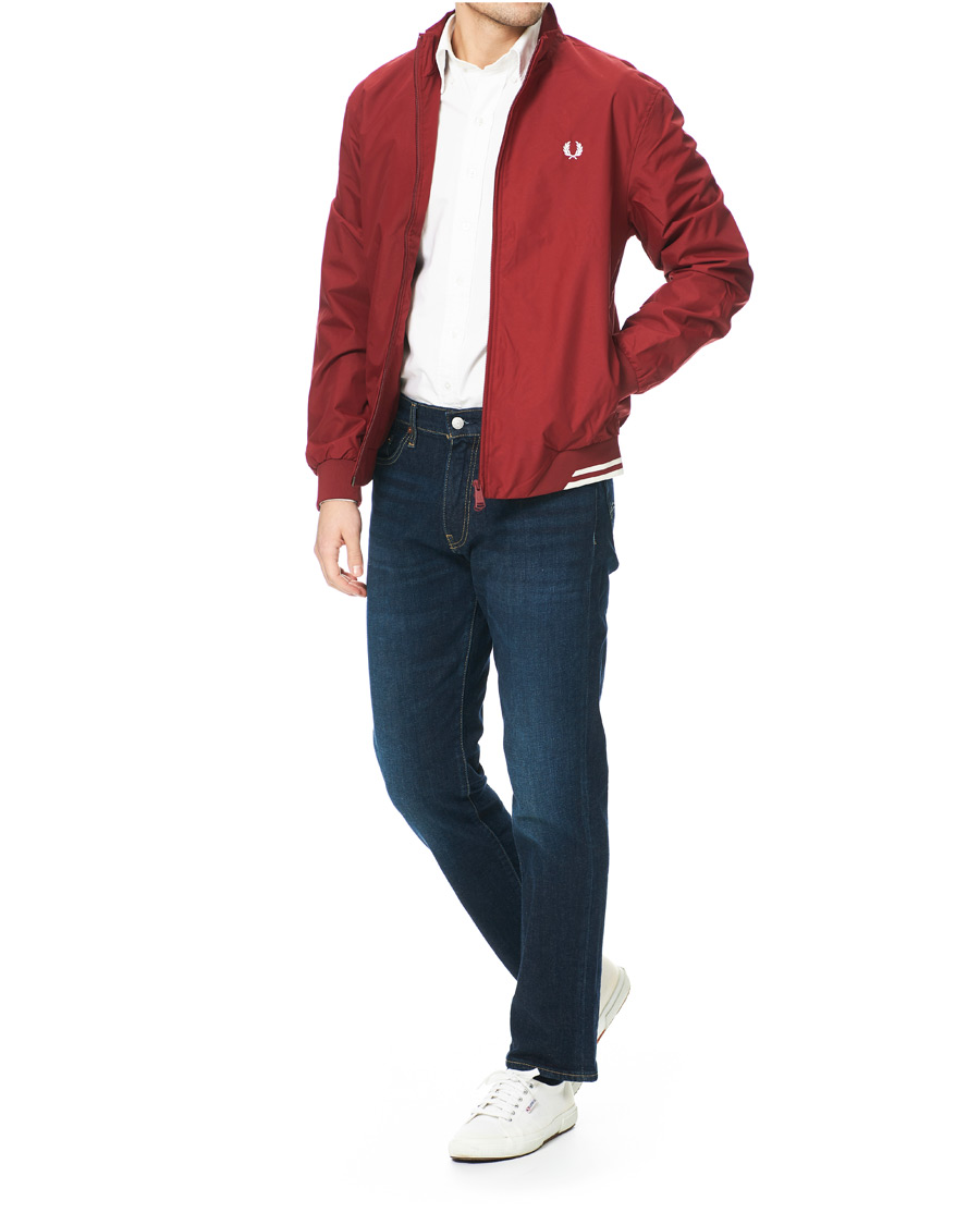 Herren | Jacken | Fred Perry | Brentham Jacket Wine Red
